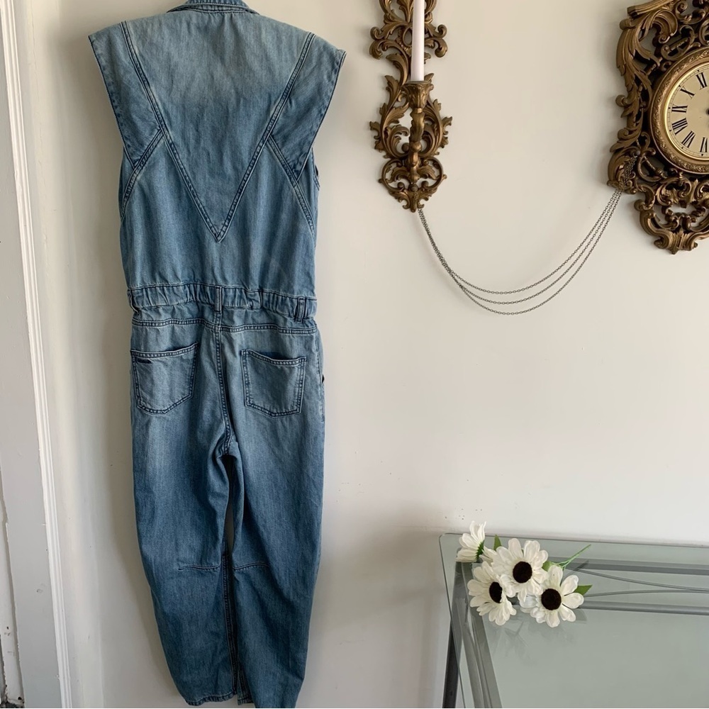 BA&SH FIGO JUMPSUIT DENIM - Picture 10 of 16